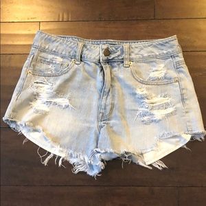 American Eagle High Waisted Jean Shorts